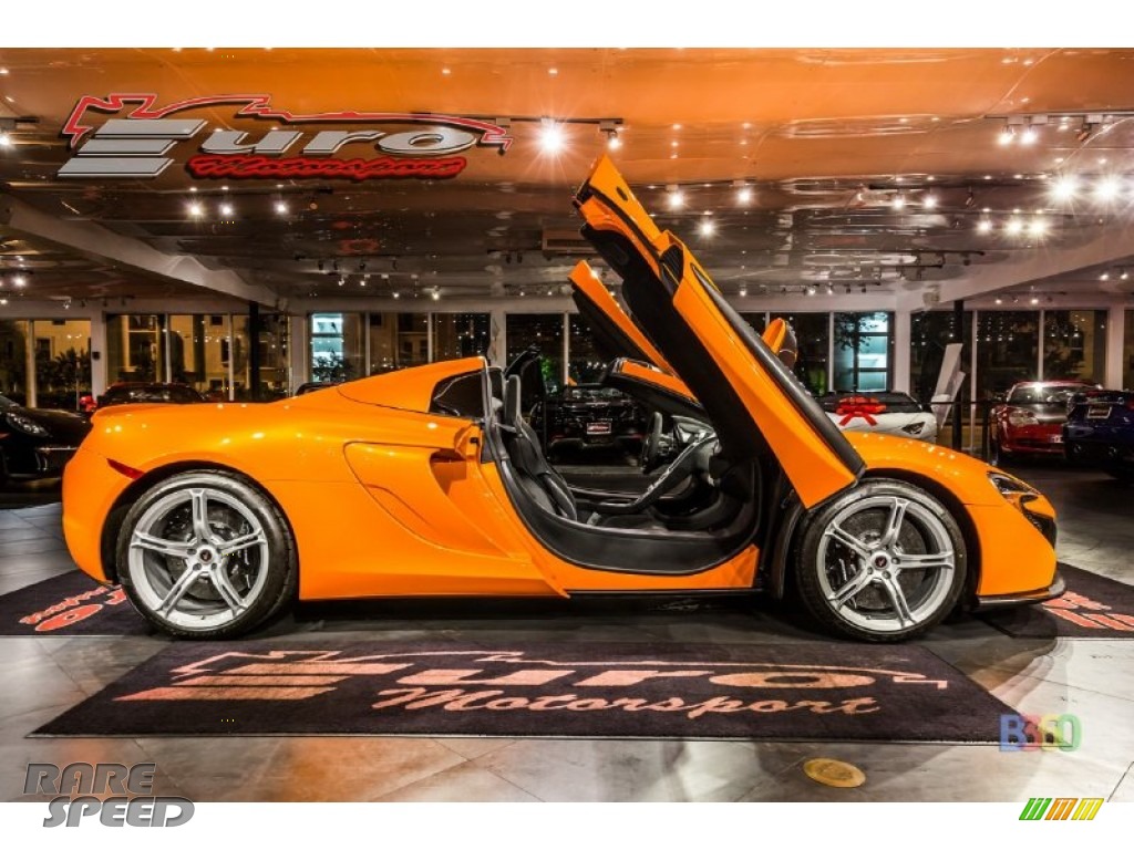 2015 650S Spyder - McLaren Orange / Carbon Black photo #12