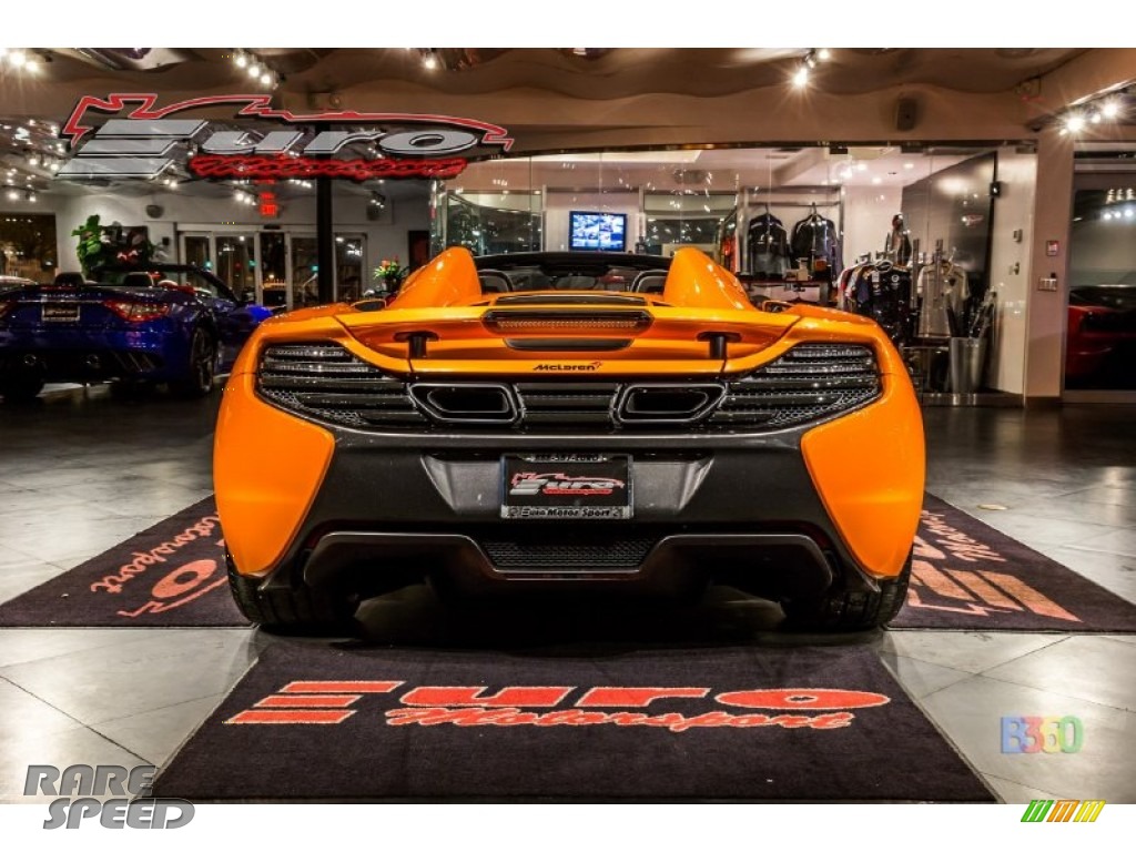 2015 650S Spyder - McLaren Orange / Carbon Black photo #19