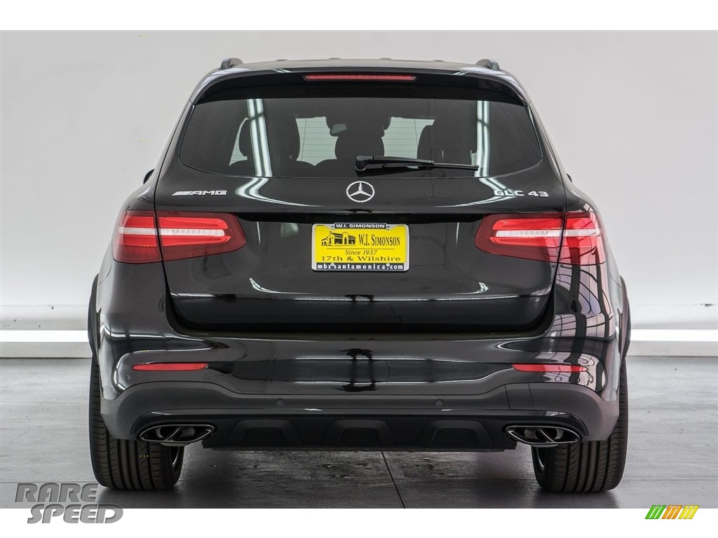 2018 GLC AMG 43 4Matic - Obsidian Black Metallic / designo Black photo #4