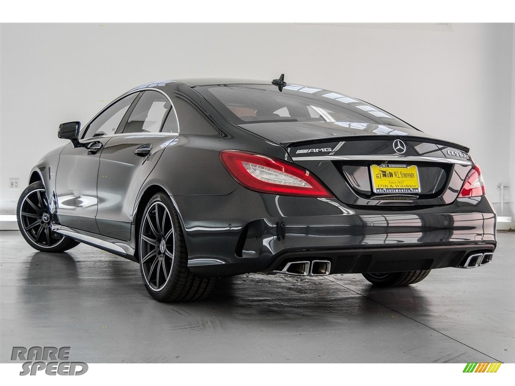 2018 CLS AMG 63 S 4Matic Coupe - Obsidian Black Metallic / designo Classic Red/Black photo #3