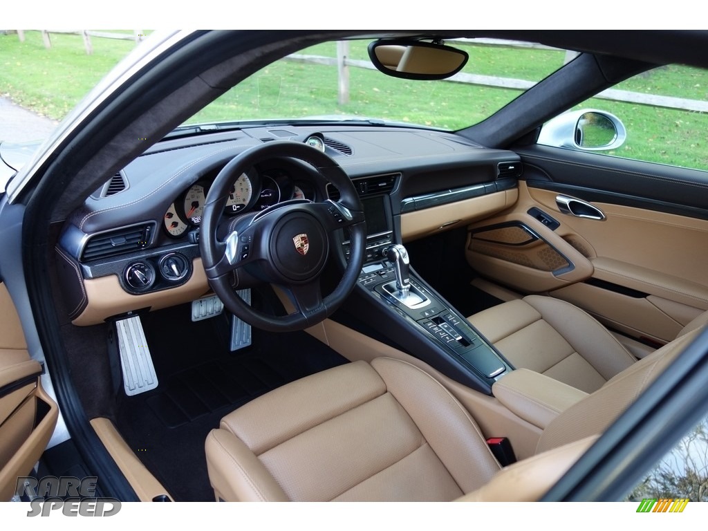 2015 911 Turbo S Coupe - GT Silver Metallic / Espresso/Cognac Natural Leather photo #10