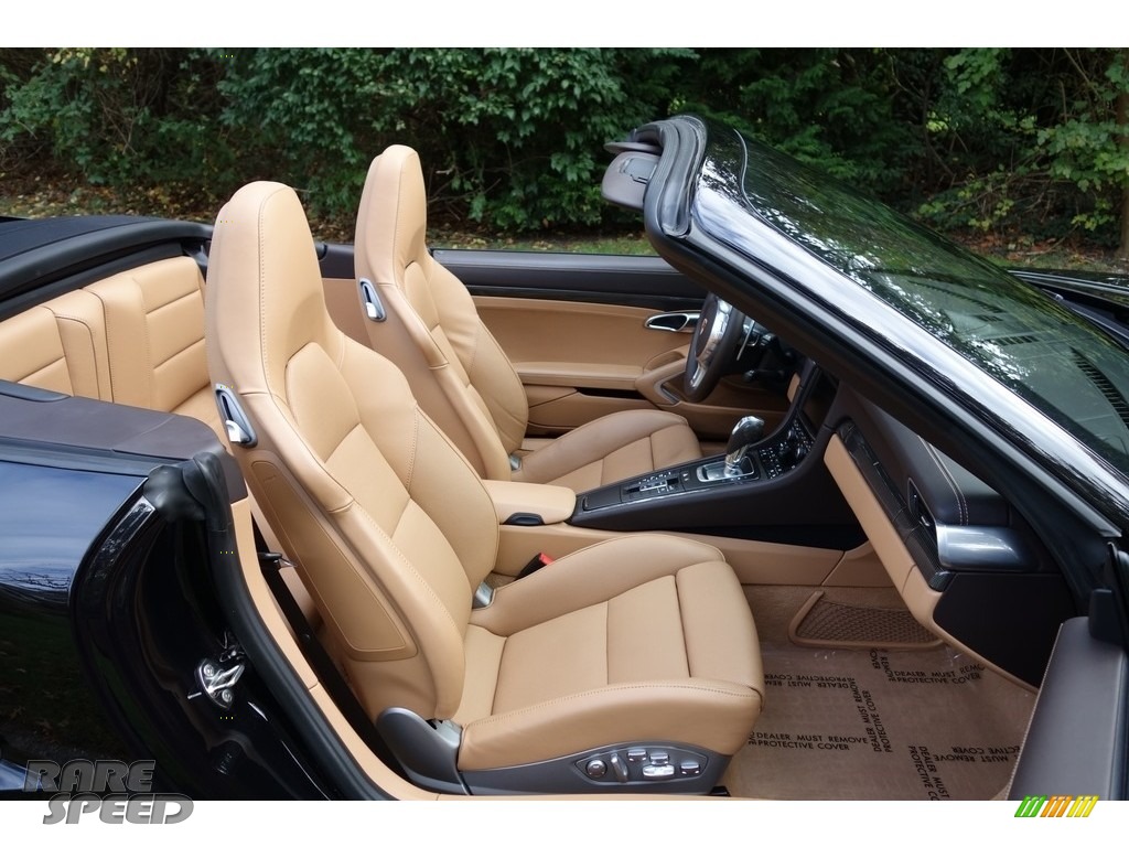 2015 911 Turbo S Cabriolet - Basalt Black Metallic / Espresso/Cognac Natural Leather photo #18