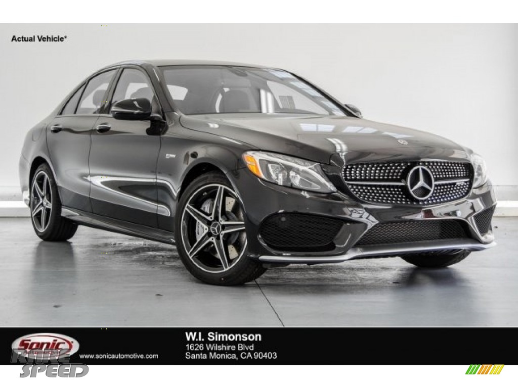 2018 C 43 AMG 4Matic Sedan - Black / Black photo #1 2018 C 43 AMG 4Matic Sedan - Black / Black photo #1