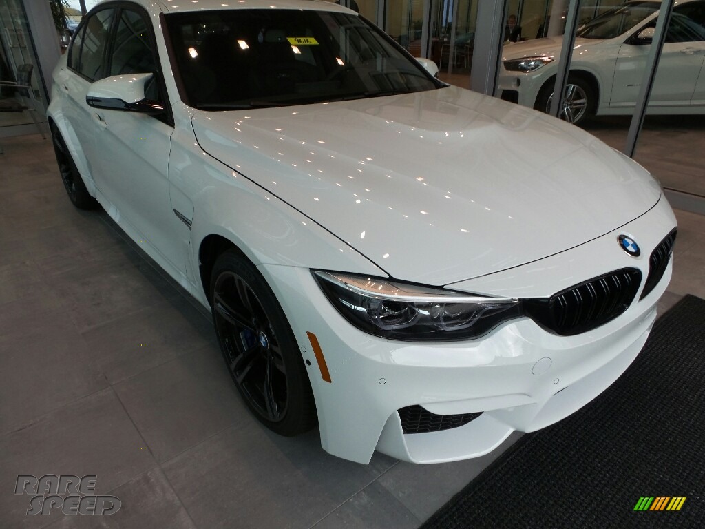 2018 M3 Sedan - Alpine White / Black photo #1