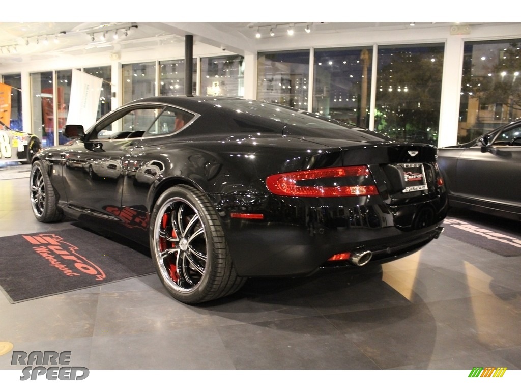 2005 DB9 Coupe - Jet Black / Red Fox photo #5