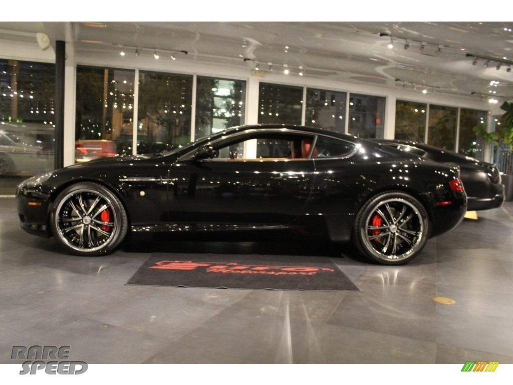 2005 DB9 Coupe - Jet Black / Red Fox photo #7