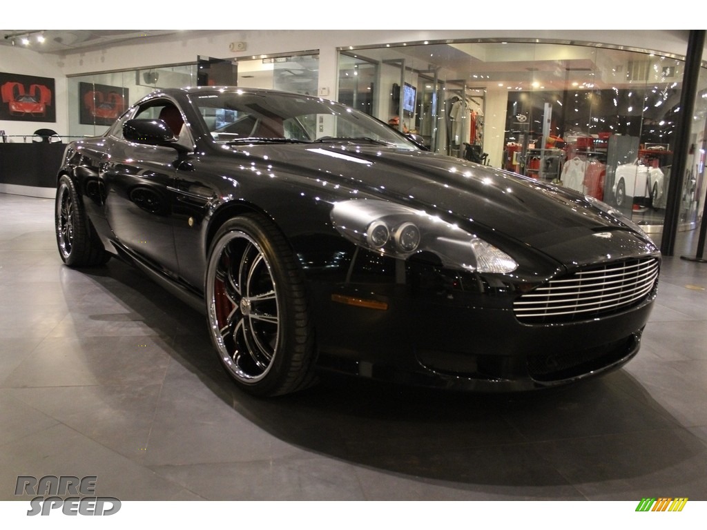 2005 DB9 Coupe - Jet Black / Red Fox photo #9