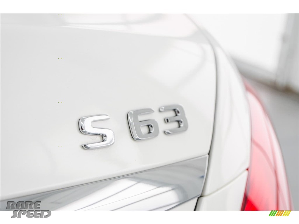 2017 S 63 AMG 4Matic Sedan - designo Diamond White Metallic / Black photo #7