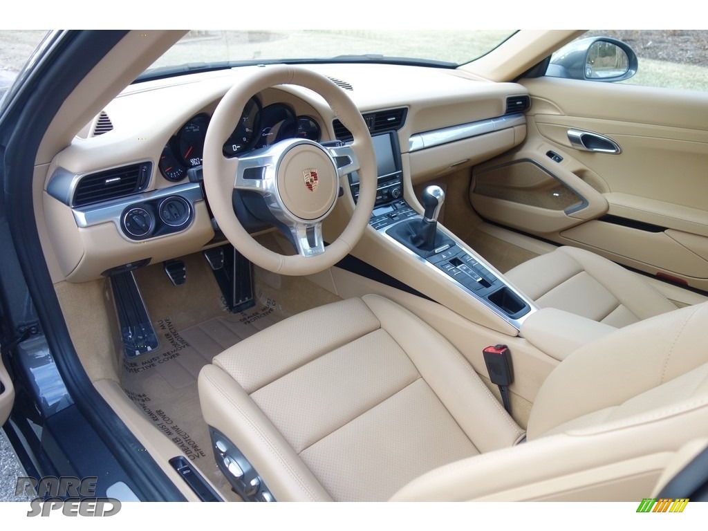 2014 911 Carrera Coupe - Agate Grey Metallic / Luxor Beige photo #10