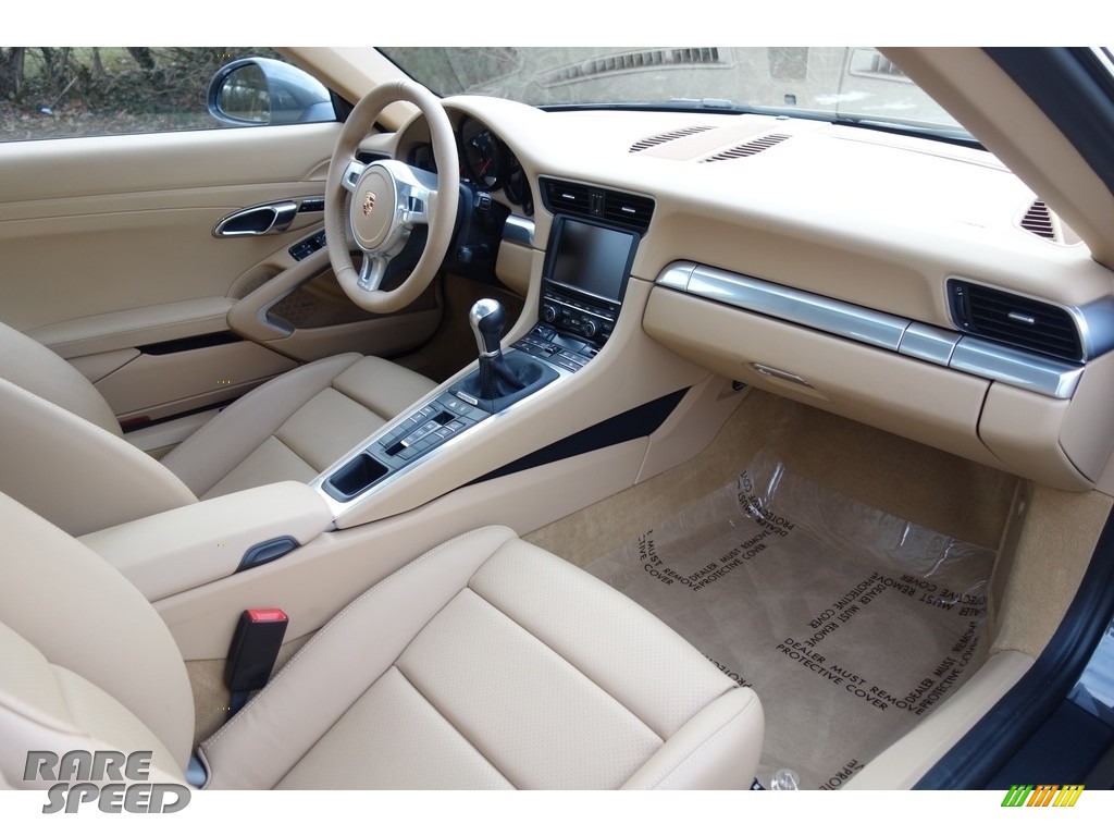 2014 911 Carrera Coupe - Agate Grey Metallic / Luxor Beige photo #14