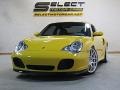 Porsche 911 Turbo Coupe Speed Yellow photo #1