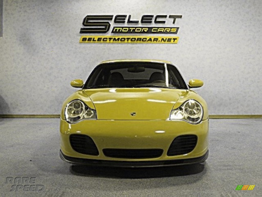 2002 911 Turbo Coupe - Speed Yellow / Black photo #3
