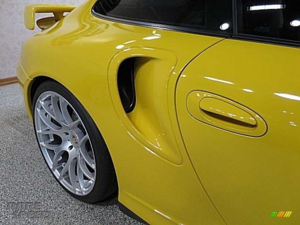 2002 911 Turbo Coupe - Speed Yellow / Black photo #19
