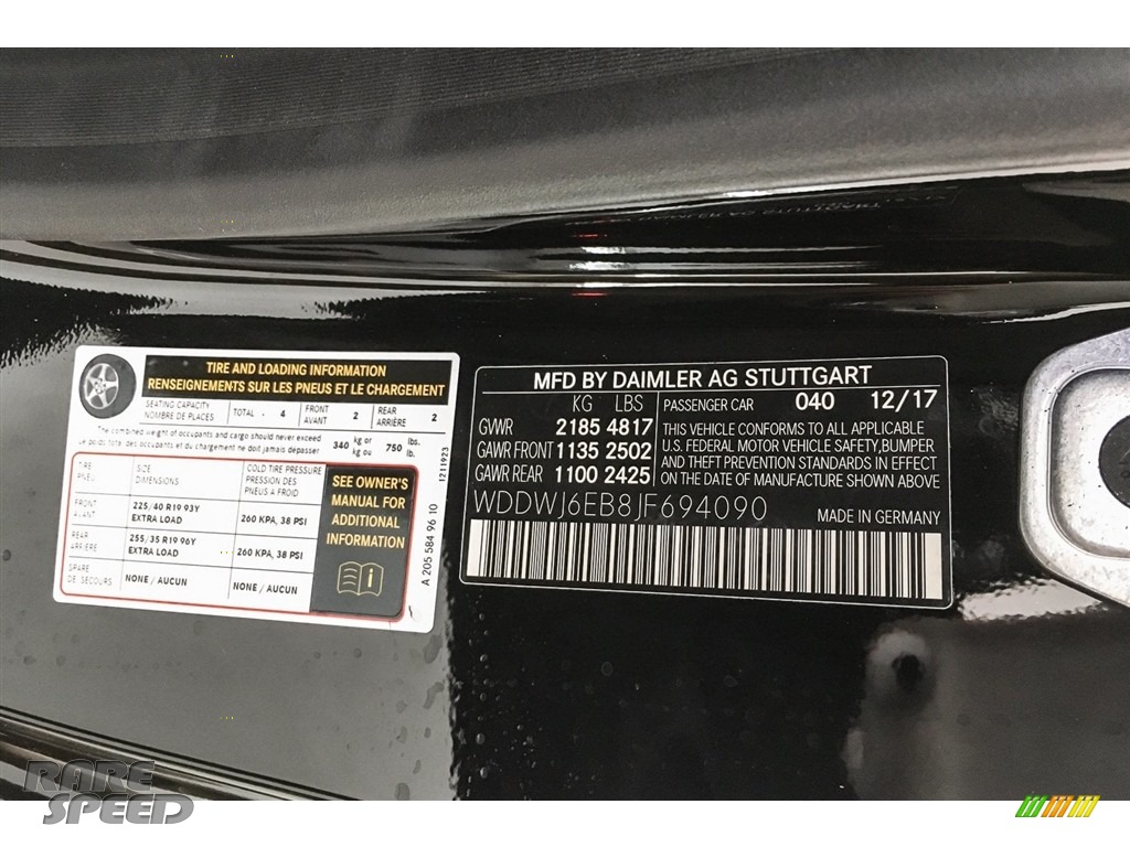 2018 C 43 AMG 4Matic Coupe - Black / Black photo #23