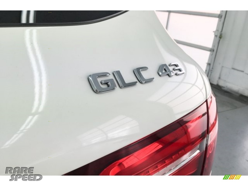 2018 GLC AMG 43 4Matic - designo Diamond White Metallic / Saddle Brown/Black photo #7
