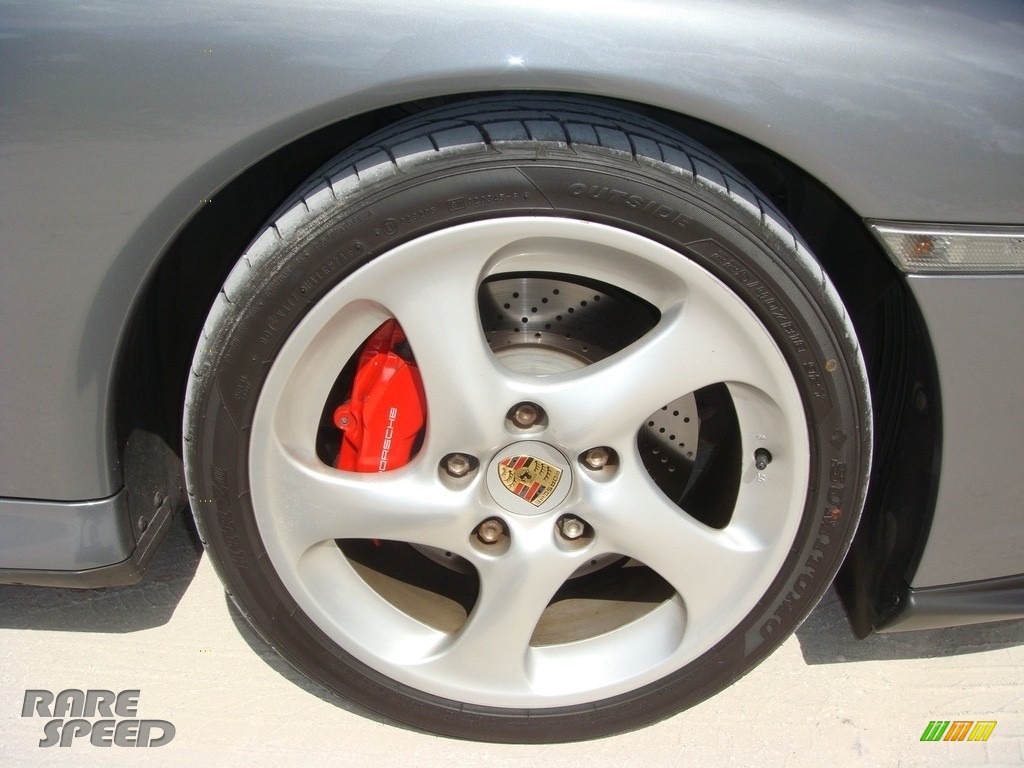 2003 911 Carrera 4S Coupe - Seal Grey Metallic / Graphite Grey photo #21