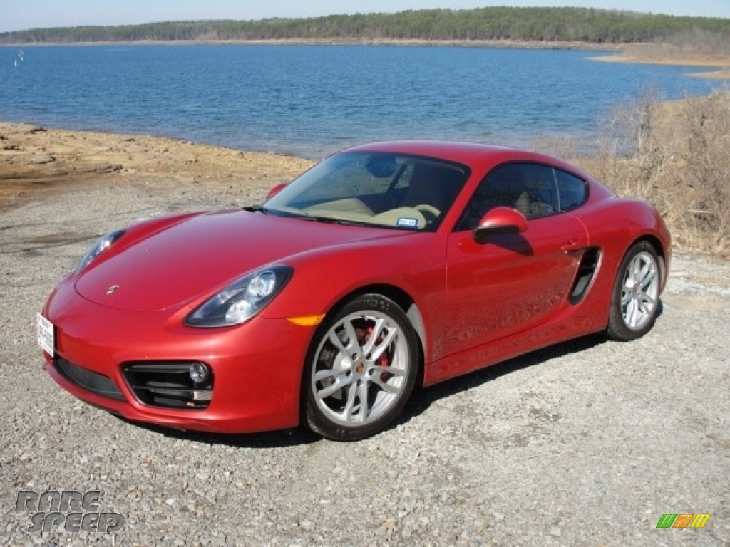 2014 Cayman S - Guards Red / Luxor Beige photo #1
