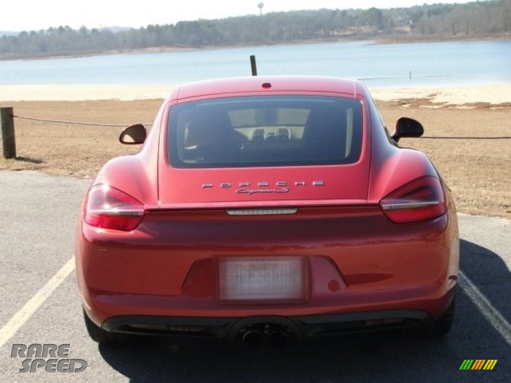 2014 Cayman S - Guards Red / Luxor Beige photo #9
