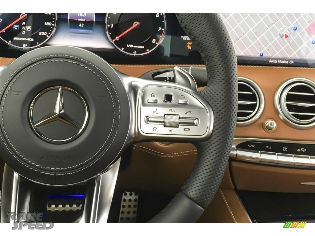 2018 S AMG S63 Cabriolet - designo Diamond White Metallic / designo Saddle Brown/Black photo #19