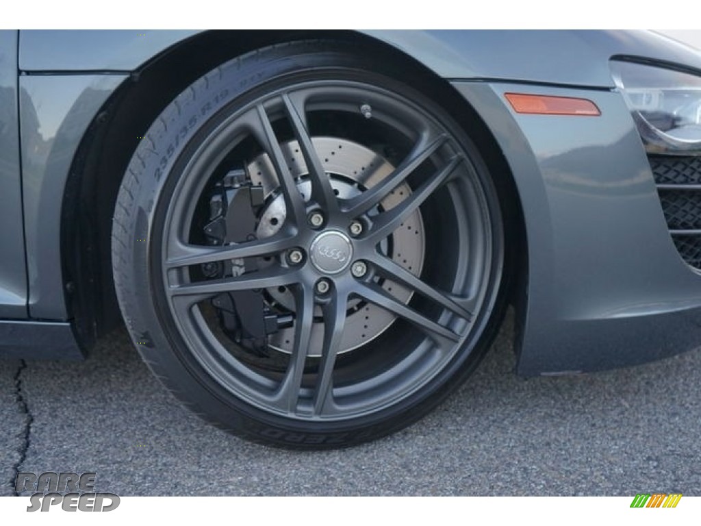 2011 R8 Spyder 5.2 FSI quattro - Daytona Grey Pearl Effect / Black Fine Nappa Leather photo #26