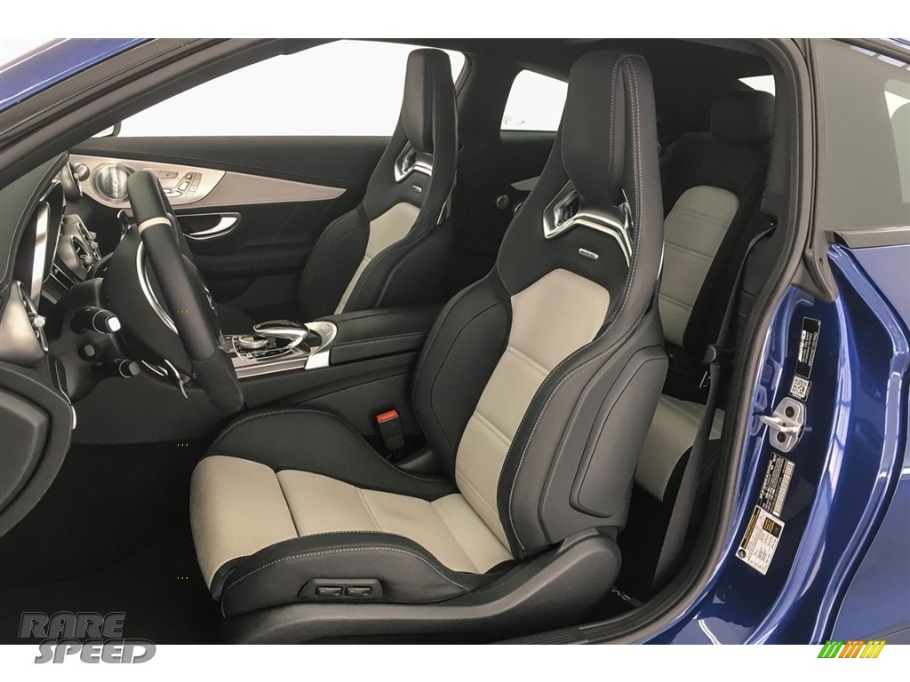 2018 C 63 S AMG Coupe - Brilliant Blue Metallic / Platinum White Pearl/Black photo #15