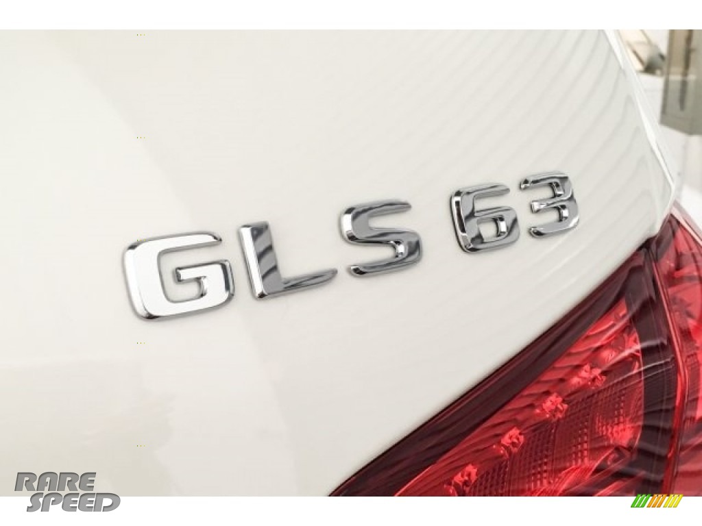 2018 GLS 63 AMG 4Matic - designo Diamond White Metallic / Porcelain/Black photo #7