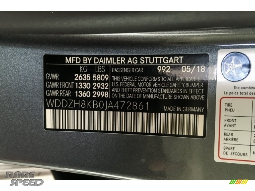 2018 E AMG 63 S 4Matic Wagon - Selenite Grey Metallic / Black photo #23