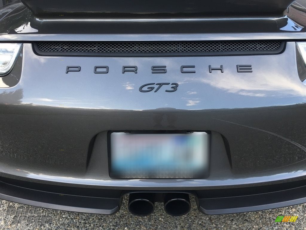 2015 911 GT3 - Agate Grey Metallic / Black w/Alcantara photo #29