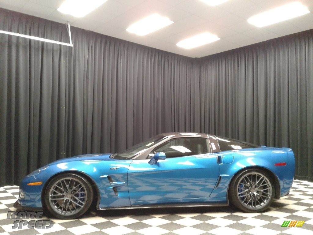 2010 Corvette ZR1 - Jetstream Blue Metallic / Ebony Black photo #1