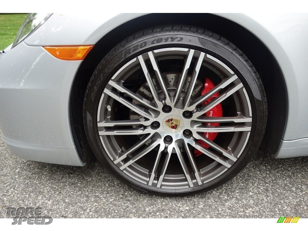 2015 911 Carrera S Coupe - Rhodium Silver Metallic / Black photo #10