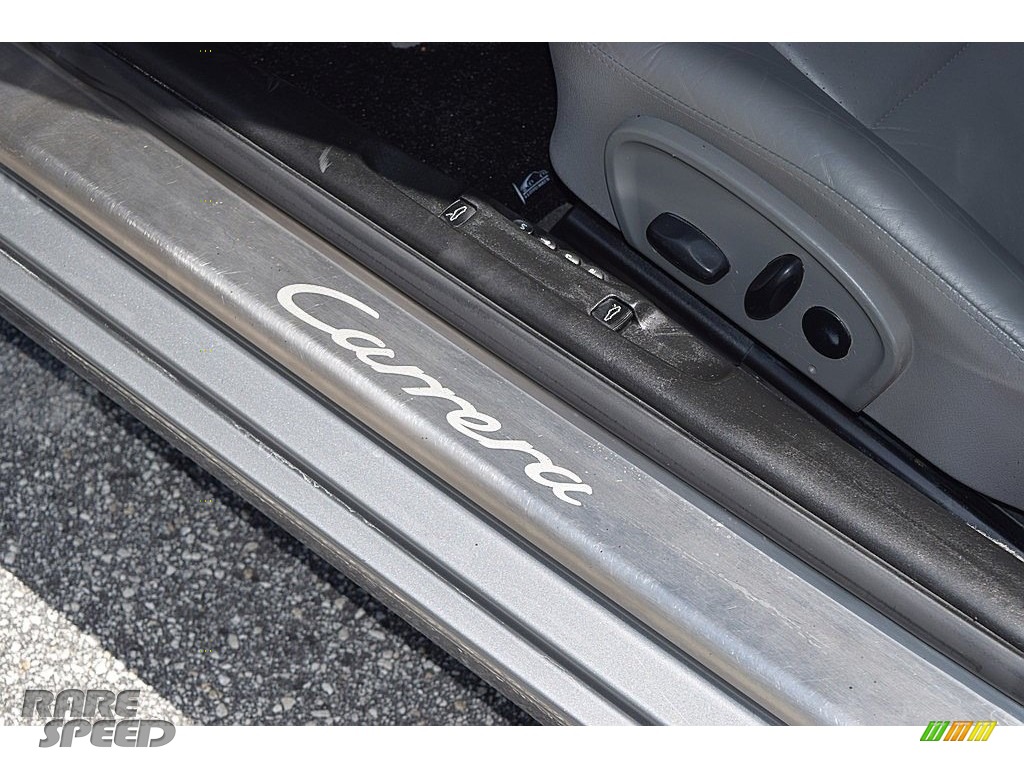 2002 911 Carrera Coupe - Seal Grey Metallic / Graphite Grey photo #38
