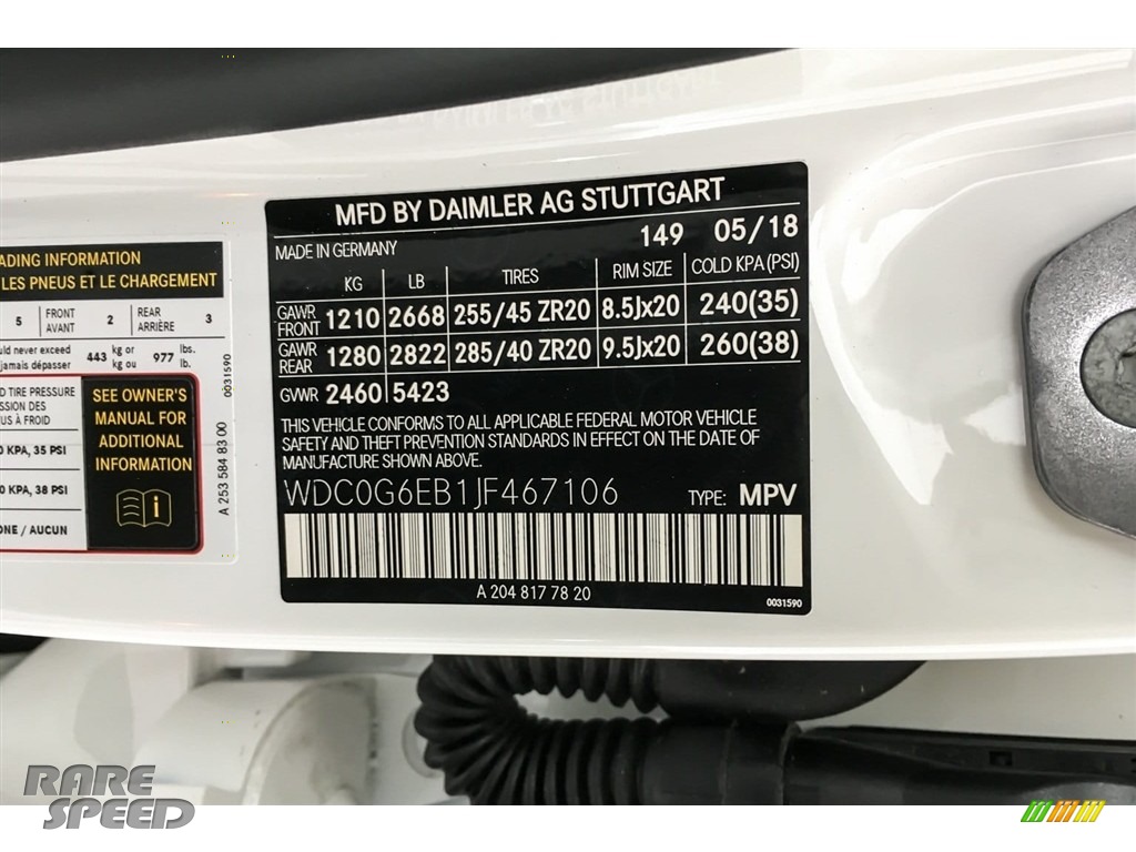 2018 GLC AMG 43 4Matic - Polar White / Black photo #11
