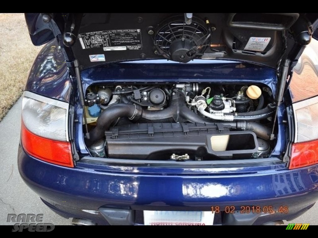 2001 911 Turbo Coupe - Lapis Blue Metallic / Graphite Grey photo #5