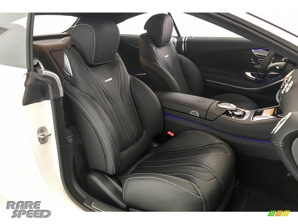 2018 S AMG S63 Coupe - designo Diamond White Metallic / Black photo #6