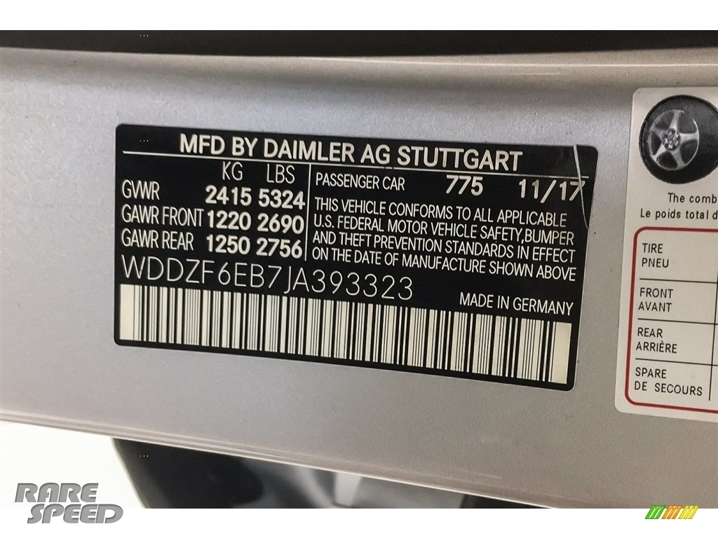 2018 E 43 AMG 4Matic Sedan - Iridium Silver Metallic / Black photo #24