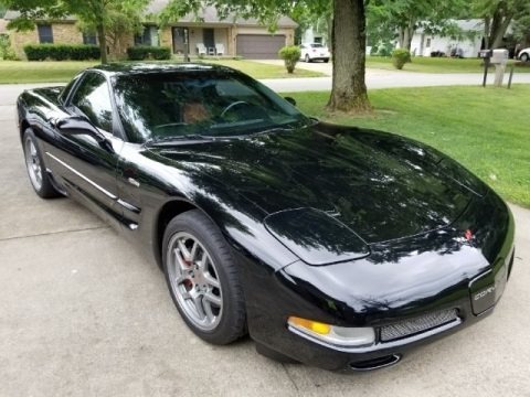 Black 2002 Chevrolet Corvette Z06