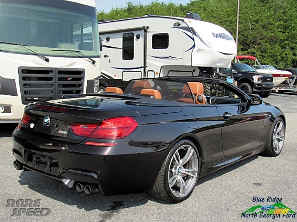 2014 M6 Convertible - BMW Individual Ruby Black Metallic / BMW Individual Amaro Brown photo #5