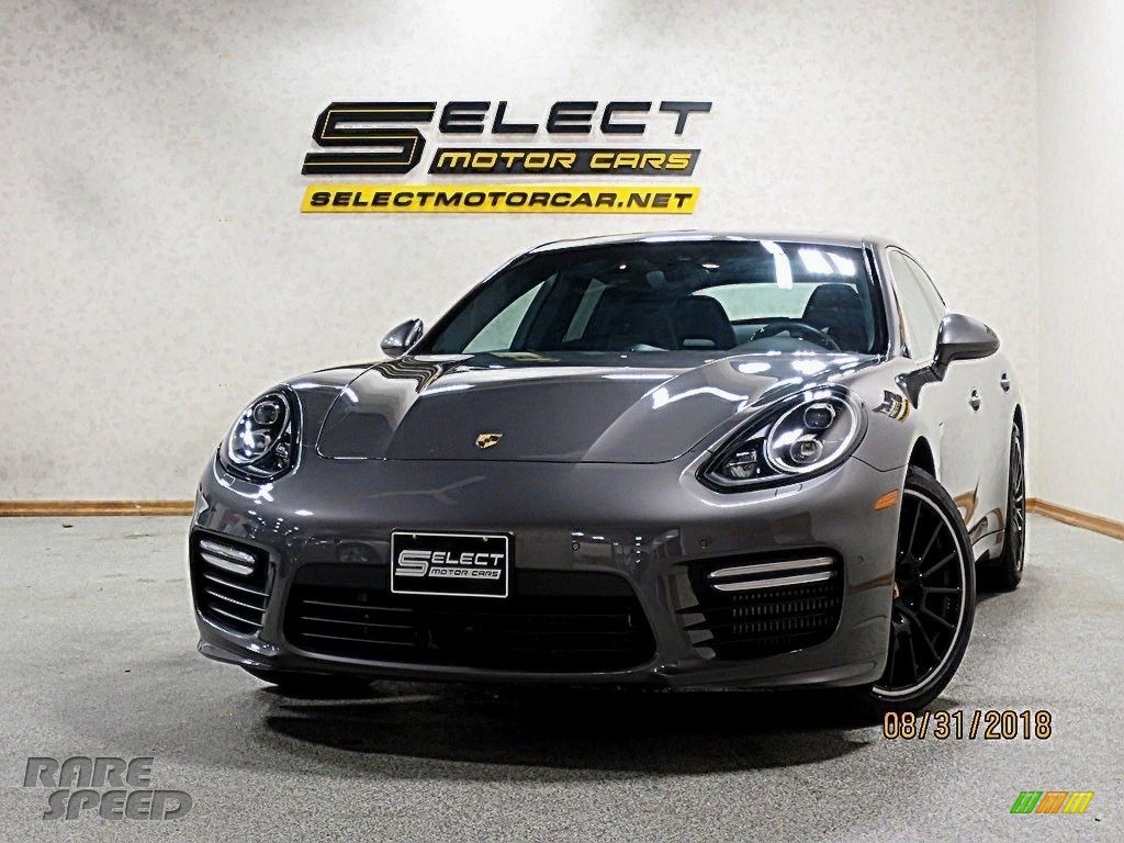 Agate Grey Metallic / Black Porsche Panamera Turbo