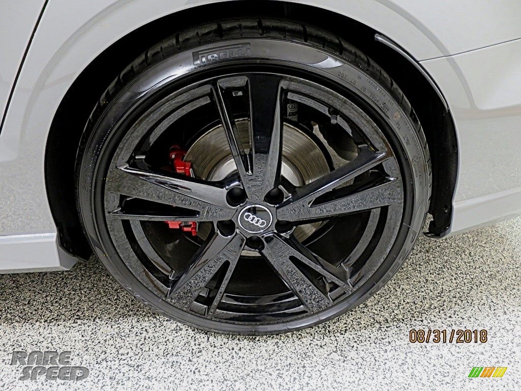2018 RS 3 quattro Sedan - Nardo Gray / Black/Crescendo Red photo #13