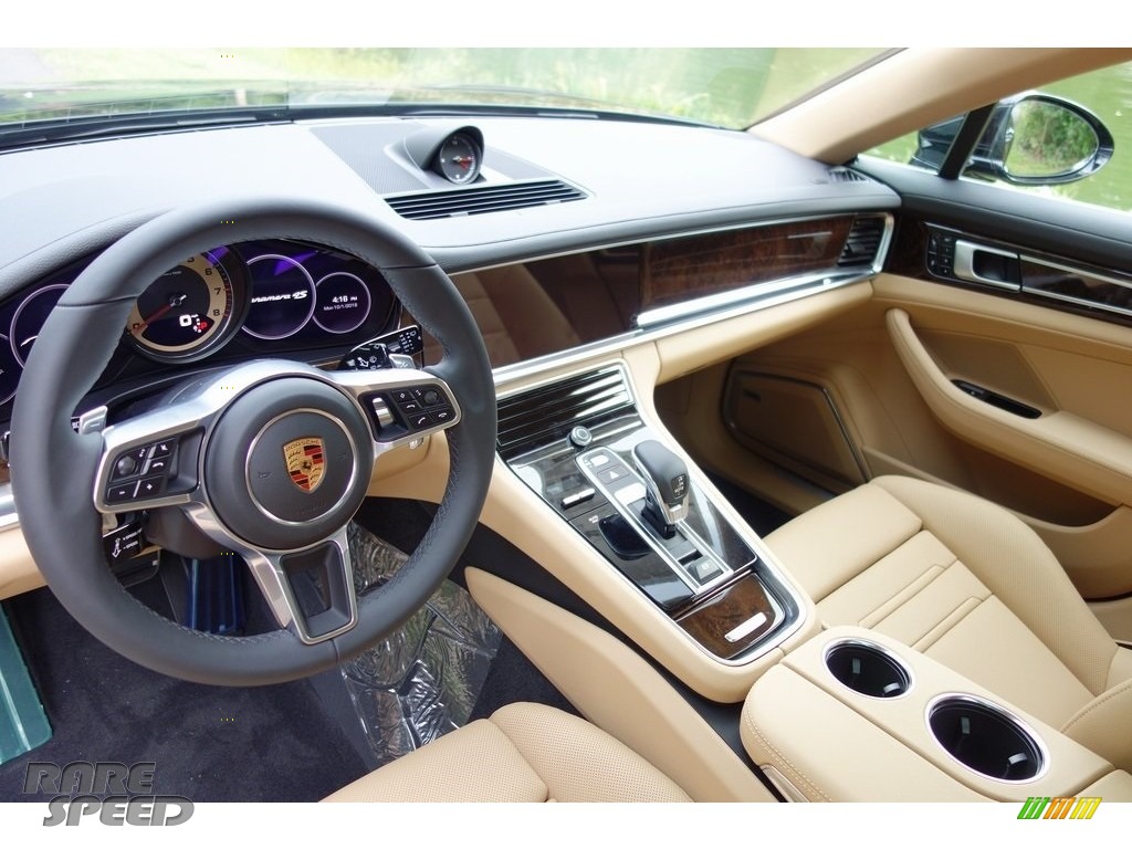 2018 Panamera 4S - Black / Black/Luxor Beige photo #10