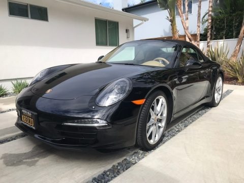 Black 2015 Porsche 911 Carrera Cabriolet