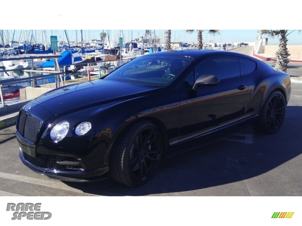 Black Crystal Metallic / Beluga Bentley Continental GT Speed
