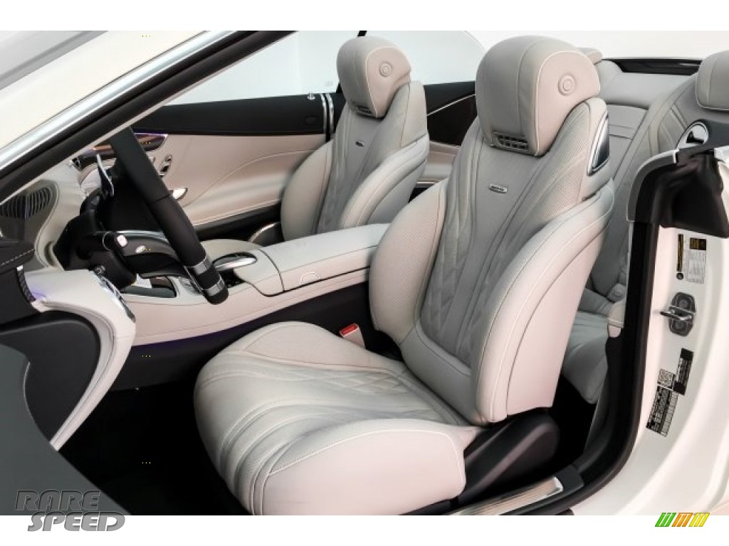 2019 S AMG 63 4Matic Cabriolet - designo Cashmere White (Matte) / designo Crystal Grey/Black photo #15
