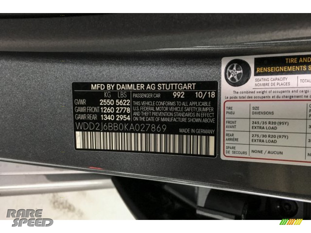 2019 CLS AMG 53 4Matic Coupe - Selenite Grey Metallic / Black photo #11