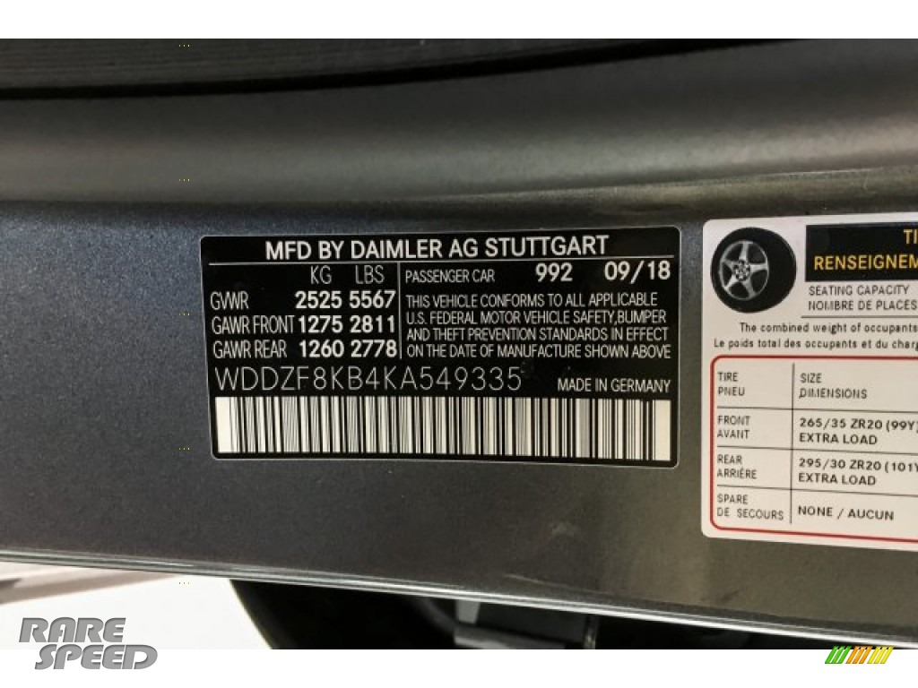 2019 E AMG 63 S 4Matic Sedan - Selenite Grey Metallic / Nut Brown/Black photo #11