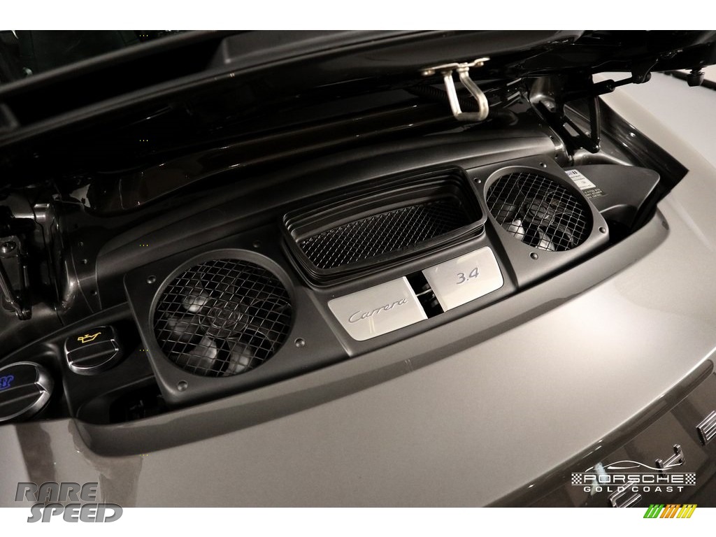 2014 911 Carrera Coupe - Agate Grey Metallic / Black photo #7