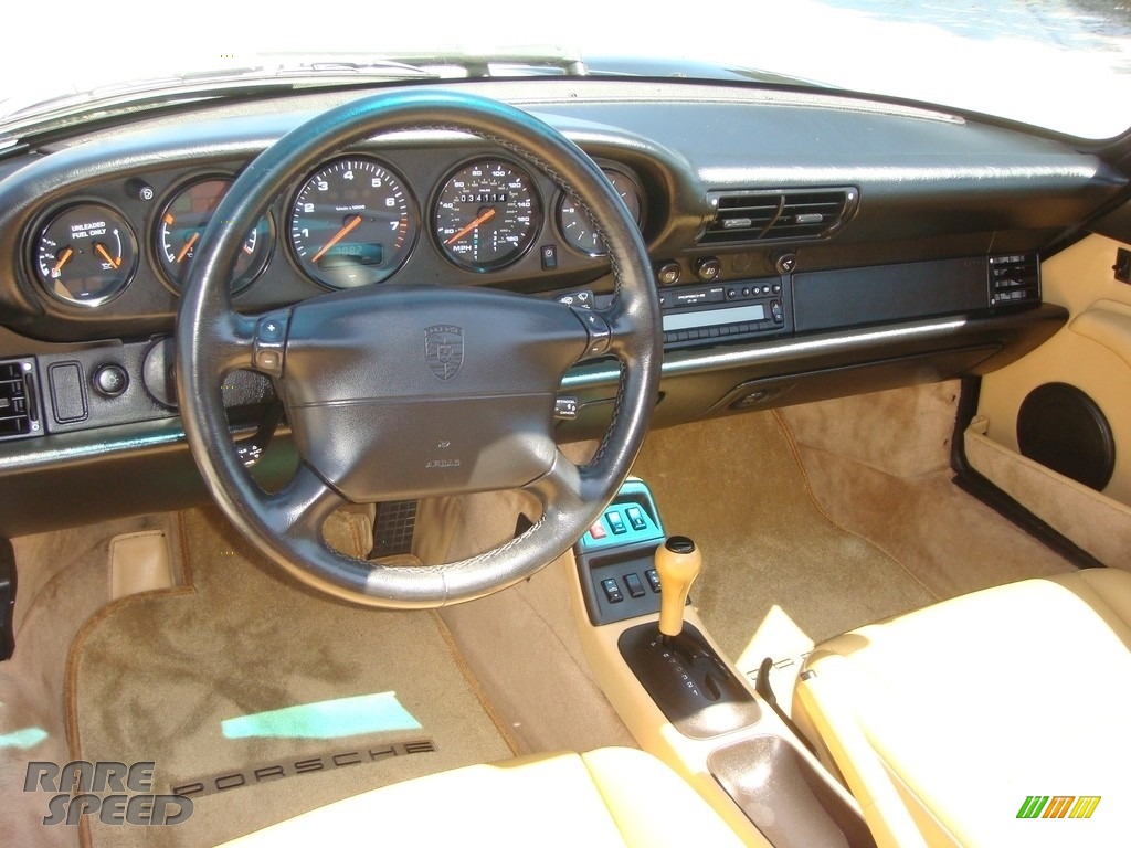 1996 911 Carrera Cabriolet - Black / Cashmere Beige photo #12