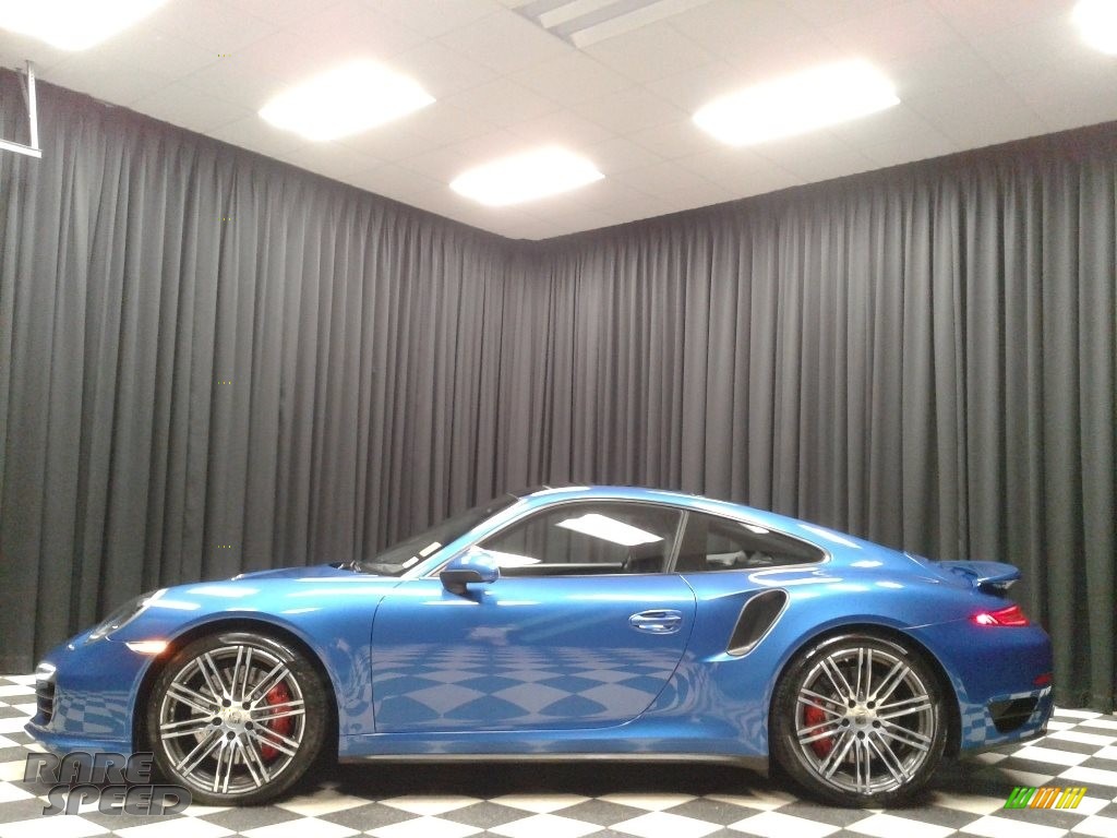 Sapphire Blue Metallic / Black Porsche 911 Turbo Coupe