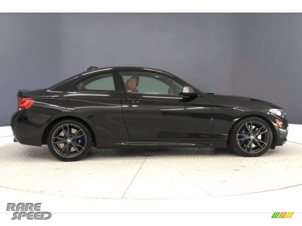 2016 M235i Coupe - Black Sapphire Metallic / Coral Red photo #31