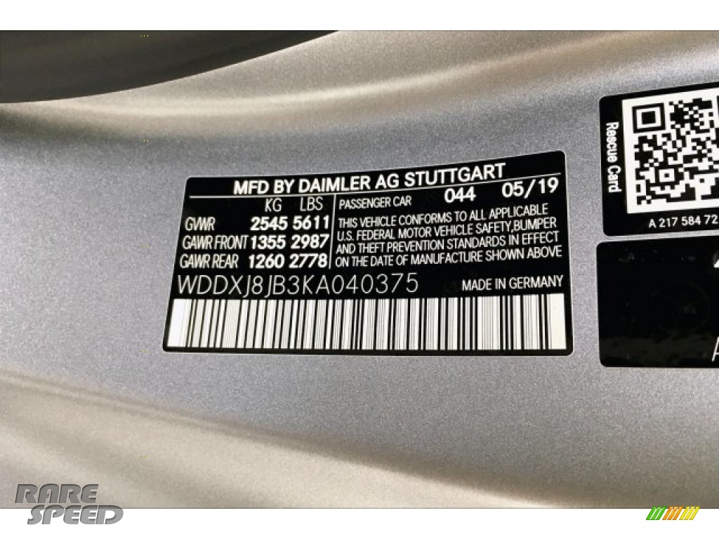 2019 S AMG 63 4Matic Coupe - designo Allanite Grey Magno (Matte) / Black photo #24
